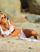 Victoria Silvstedt Booty on the Beach in St Barts
