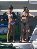 Alessandra Ambrosio in Bikini on a Yacht in Florianopolis