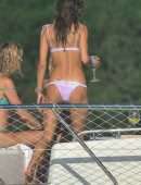 Alessandra Ambrosio in Bikini on a Yacht in Florianopolis