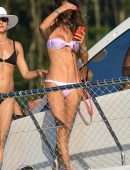 Alessandra Ambrosio in Bikini on a Yacht in Florianopolis
