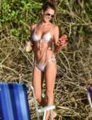 Alessandra Ambrosio in Bikini with Friends on the Beach in Florianopolis