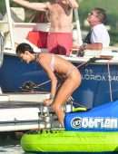 Alessandra Ambrosio in Bikini on a Yacht in Florianopolis