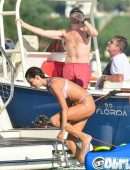 Alessandra Ambrosio in Bikini on a Yacht in Florianopolis