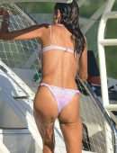 Alessandra Ambrosio in Bikini on a Yacht in Florianopolis