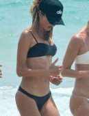 Alessandra Ambrosio in Bikini on the Beach in Florianopolis