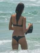 Alessandra Ambrosio in Bikini on the Beach in Florianopolis
