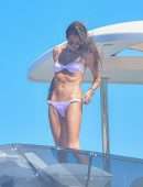 Alessandra Ambrosio in Bikini on a Yacht in Florianopolis