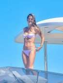 Alessandra Ambrosio in Bikini on a Yacht in Florianopolis
