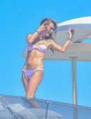 Alessandra Ambrosio in Bikini on a Yacht in Florianopolis