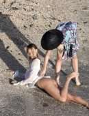 Alexis Ren Booty for Photoshoot at the Beach in St. Barths