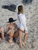 Alexis Ren Booty for Photoshoot at the Beach in St. Barths