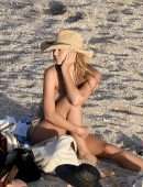 Alexis Ren Booty for Photoshoot at the Beach in St. Barths