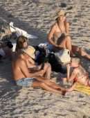 Alexis Ren Booty for Photoshoot at the Beach in St. Barths