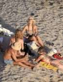 Alexis Ren Booty for Photoshoot at the Beach in St. Barths