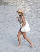 Alexis Ren Booty for Photoshoot at the Beach in St. Barths