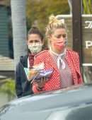 Amber Heard in Jeans, Out with her Girlfriend in San Diego