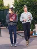 Amber Heard in Jeans, Out with her Girlfriend in San Diego
