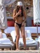 Amelia Gray Hamlin Booty in Thong Bikini in Tulum