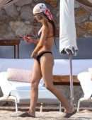 Amelia Gray Hamlin Booty in Thong Bikini in Tulum