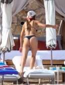 Amelia Gray Hamlin Booty in Thong Bikini in Tulum