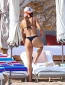 Amelia Gray Hamlin Booty in Thong Bikini in Tulum