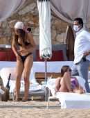 Amelia Gray Hamlin Booty in Thong Bikini in Tulum