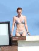 Bella Thorne Cleavage and Booty in a Tiny Thong Bikini in Tulum