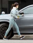 Eiza Gonzalez Booty in Tights Picking up Juice in Los Angeles