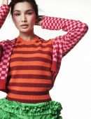 Gemma Chan in UK Elle Magazine - February 2021