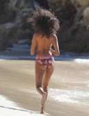 Imaan Hammam Booty for Victoria's Secret Photoshoot in St Barts