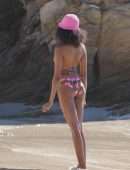 Imaan Hammam Booty for Victoria's Secret Photoshoot in St Barts
