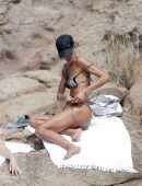 Izabel Goulart Booty under Sun on the Beach in St. Barts