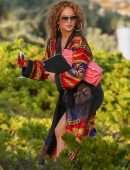 Jennifer Lopez Booty in Red Bikini at the Beach in Turk and Caicos