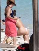 Jennifer Lopez Booty in Thong Bikini in Turks and Caicos