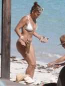Jennifer Lopez Booty in Thong Bikini in Turks and Caicos