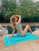 Jordyn Jones Booty in Thong Bikini at a Pool