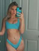 Jordyn Jones Booty in Thong Bikini at a Pool