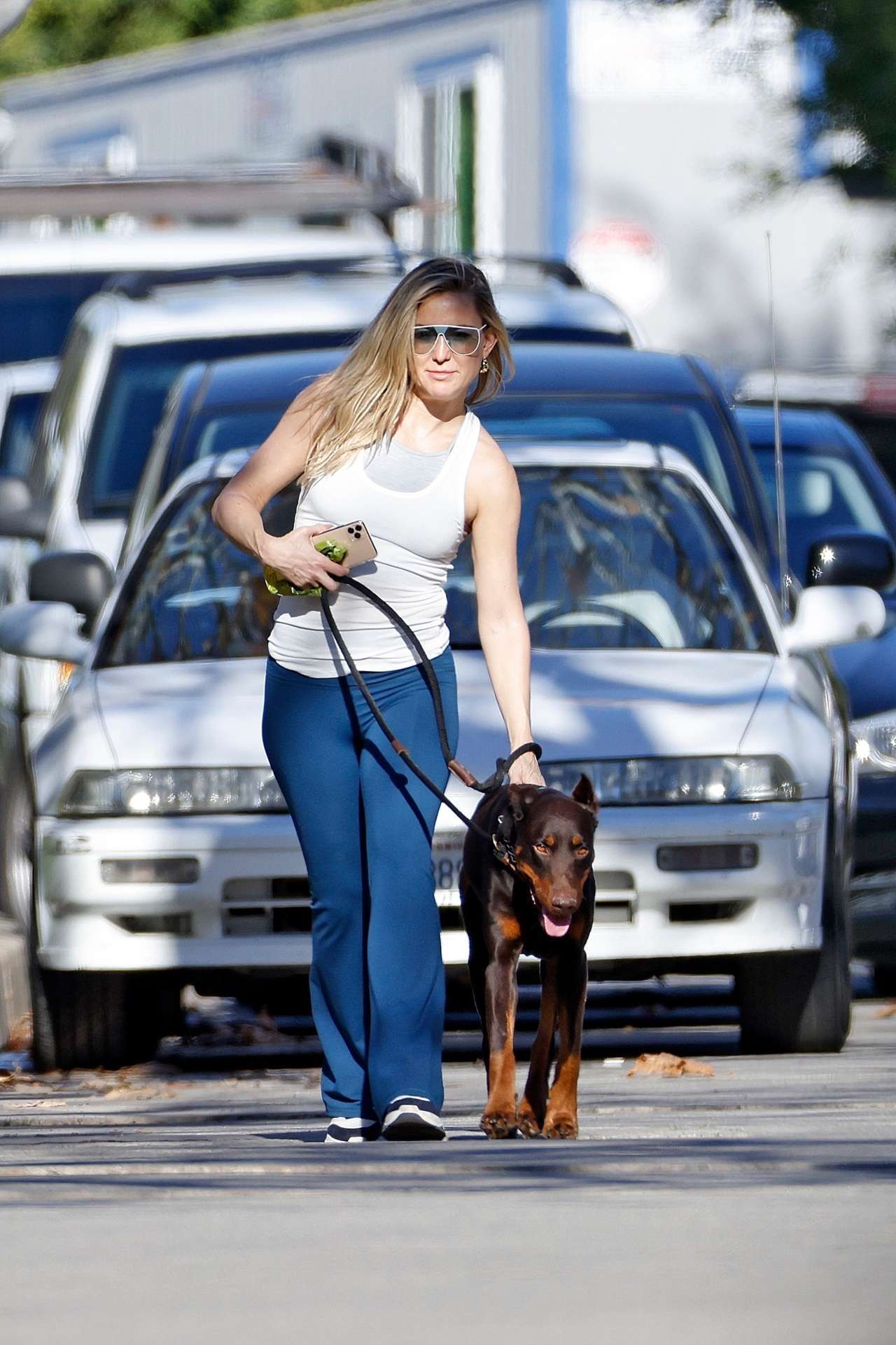 Kate Hudson Walking her Dog in Pacific Palisades
