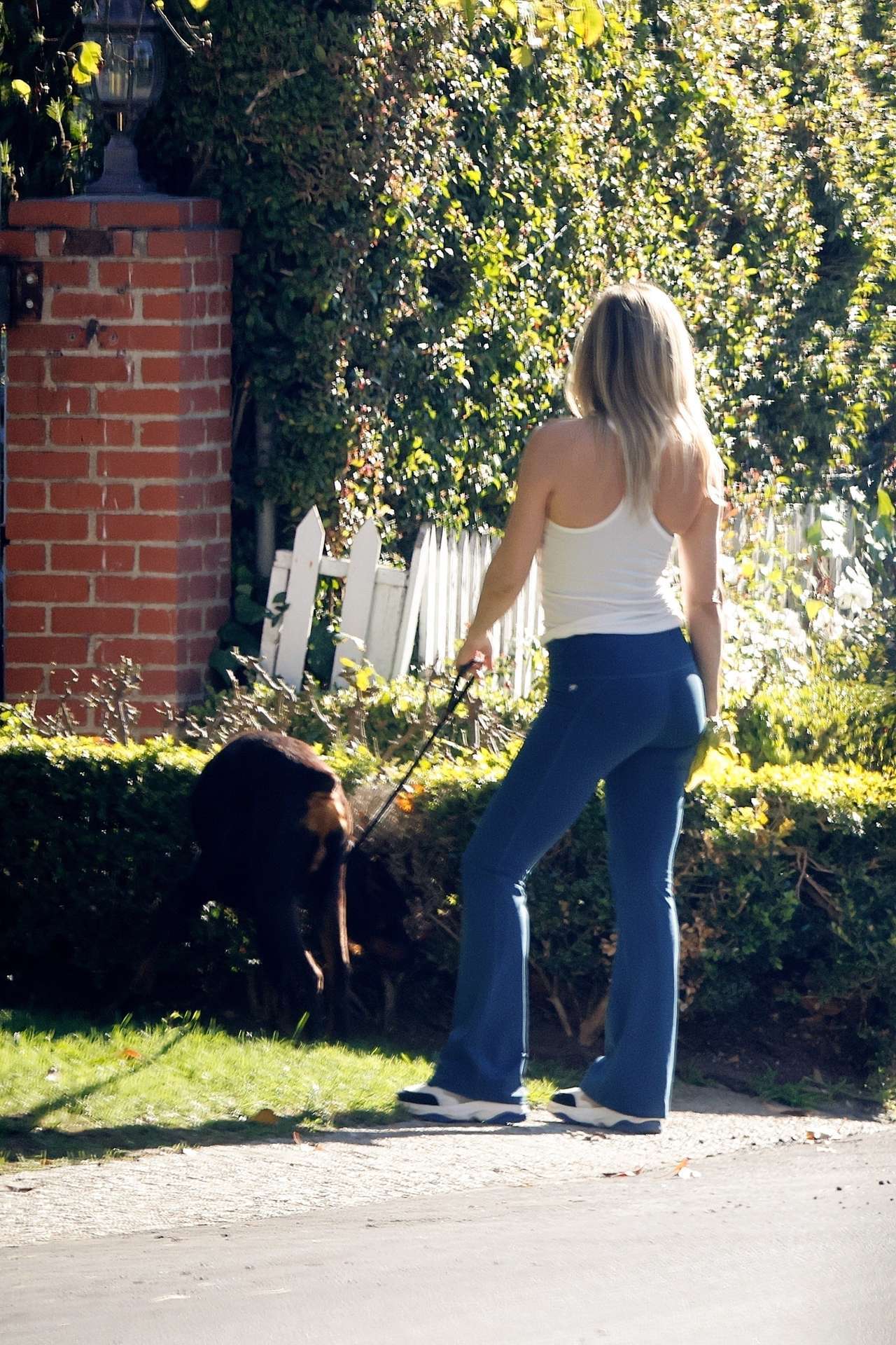 Kate Hudson Walking her Dog in Pacific Palisades
