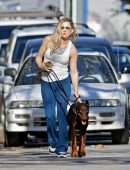 Kate Hudson Walking her Dog in Pacific Palisades