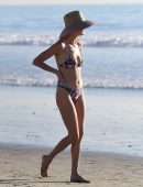 Kelly Rohrbach Booty in Bikini on the Beach in Santa Monica