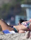 Kelly Rohrbach Booty in Bikini on the Beach in Santa Monica