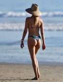 Kelly Rohrbach Booty in Bikini on the Beach in Santa Monica