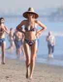 Kelly Rohrbach Booty in Bikini on the Beach in Santa Monica