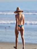 Kelly Rohrbach Booty in Bikini on the Beach in Santa Monica