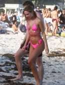Kimberley Garner Booty in a Small Pink Bikini in Miami Beach