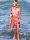 Kimberley Garner Booty in a Small Pink Bikini in Miami Beach