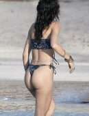 Lexy Panterra Booty in Thong Bikini on the Beach in St Barths