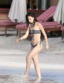 Lexy Panterra Booty in Thong Bikini on the Beach in St Barths