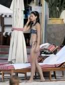 Lexy Panterra Booty in Thong Bikini on the Beach in St Barths